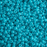 11/0 Miyuki Seed Beads Deep Icy Blue Opaque Duracoat #4480